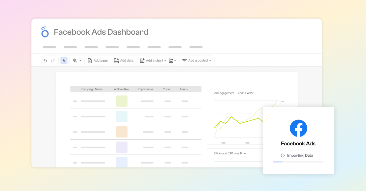 How to Build a Facebook Ads Dashboard in Google Data Studio · Polymer
